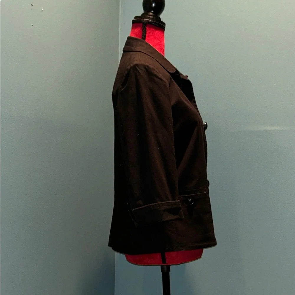 Talbots Classic Black Women's Jacket Size 8 - Picture 4 of 10